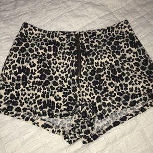 Leopard Print Shorts